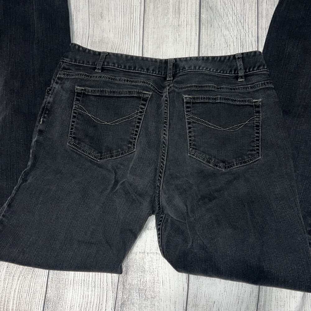 J Jill black boot legged denim size 8 - Picture 4 of 4